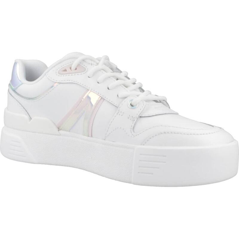 Baskets Lacoste Modèle L002 Evo Leather Couleur Blanc