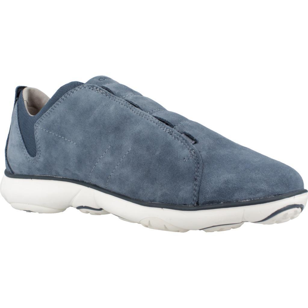 Zapatillas Geox U Nebula C Para Hombre - Cuero Exterior, Suela EVA, Cordones, Corte Bajo