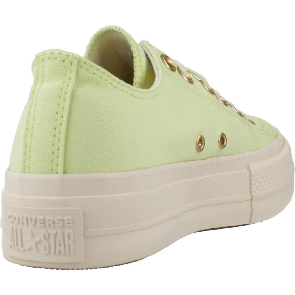 Ténis Converse Modelo Chuck Taylor All Star Lift Ox Cor Verde 3/5