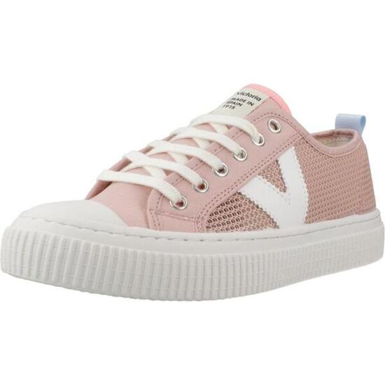 Sneakers Deportivas Mujer Victoria 1915 RE-EDITION BASKET REJILLA Rose