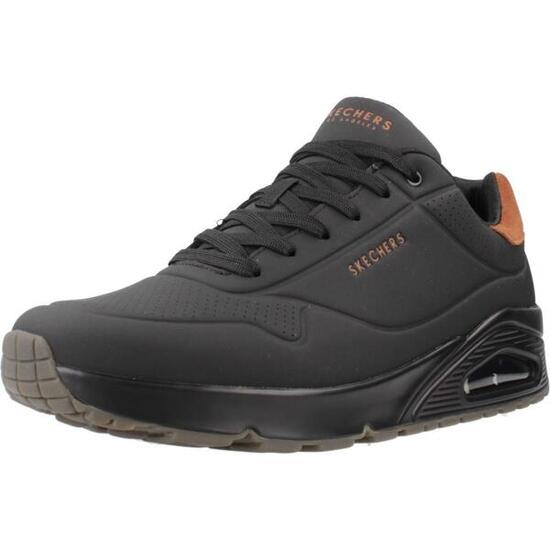 Baskets Homme Baskets Skechers UNO - SUITED ON AIR Noir Noir Skechers