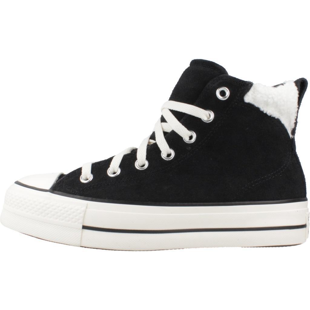 Baskets Converse Modèle Chuck Taylor All Star Puff Lift Hi Couleur Noir 2/5