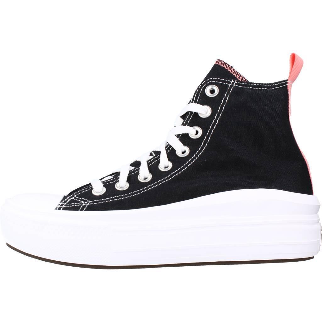 Baskets Converse Modèle Ctas Move Hi Couleur Noir 2/7