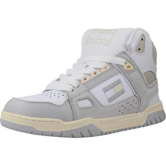 Scarpe Da Ginnastica Tommy Jeans Modello Wmn Skate Mi Colore Bianco