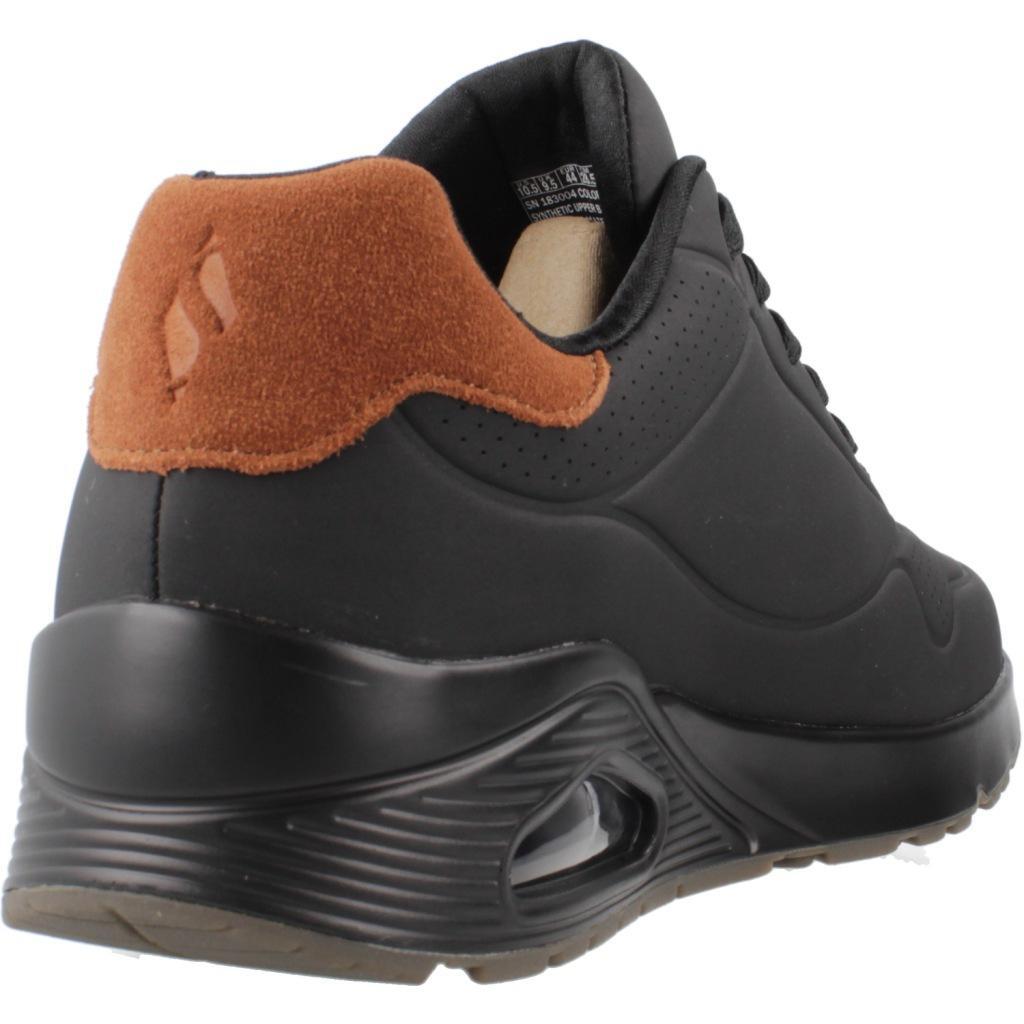 Baskets Homme Baskets Skechers UNO - SUITED ON AIR Noir Noir Skechers 3/5