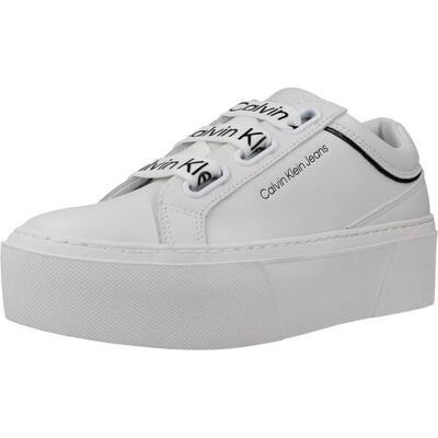 Sneakers Calvin Klein Modell Flatform Low Farbe Weiß