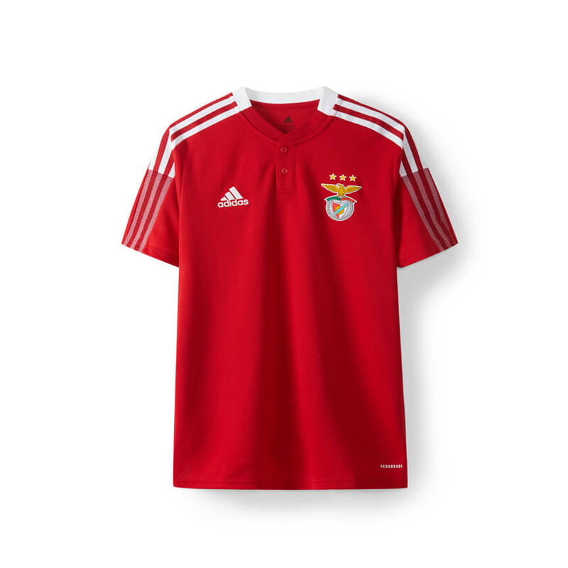 Rood Polo Adidas Benfica 2021 2022 voor kinderen