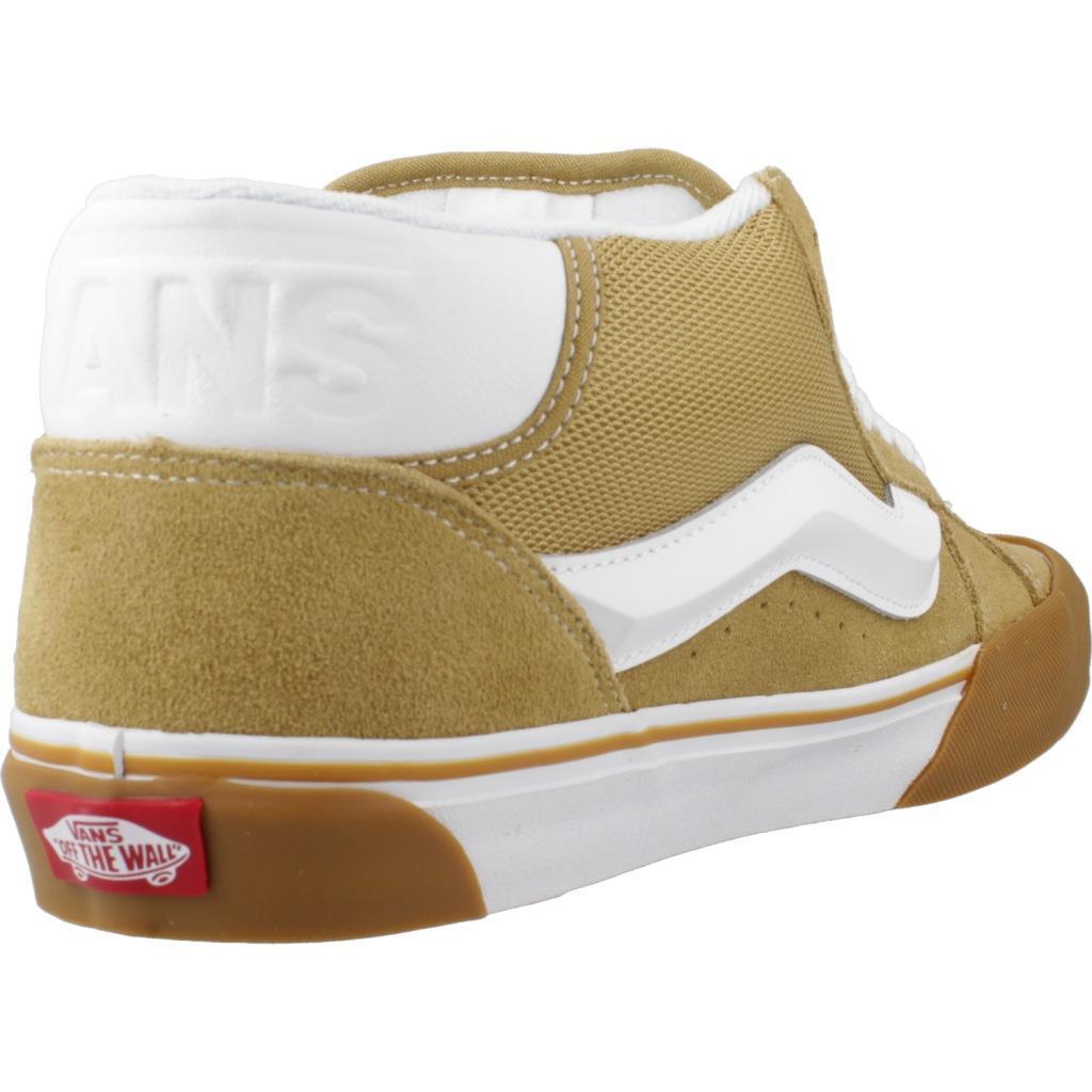 Baskets Vans Modèle Knu Mid Couleur Brun Clair 3/5