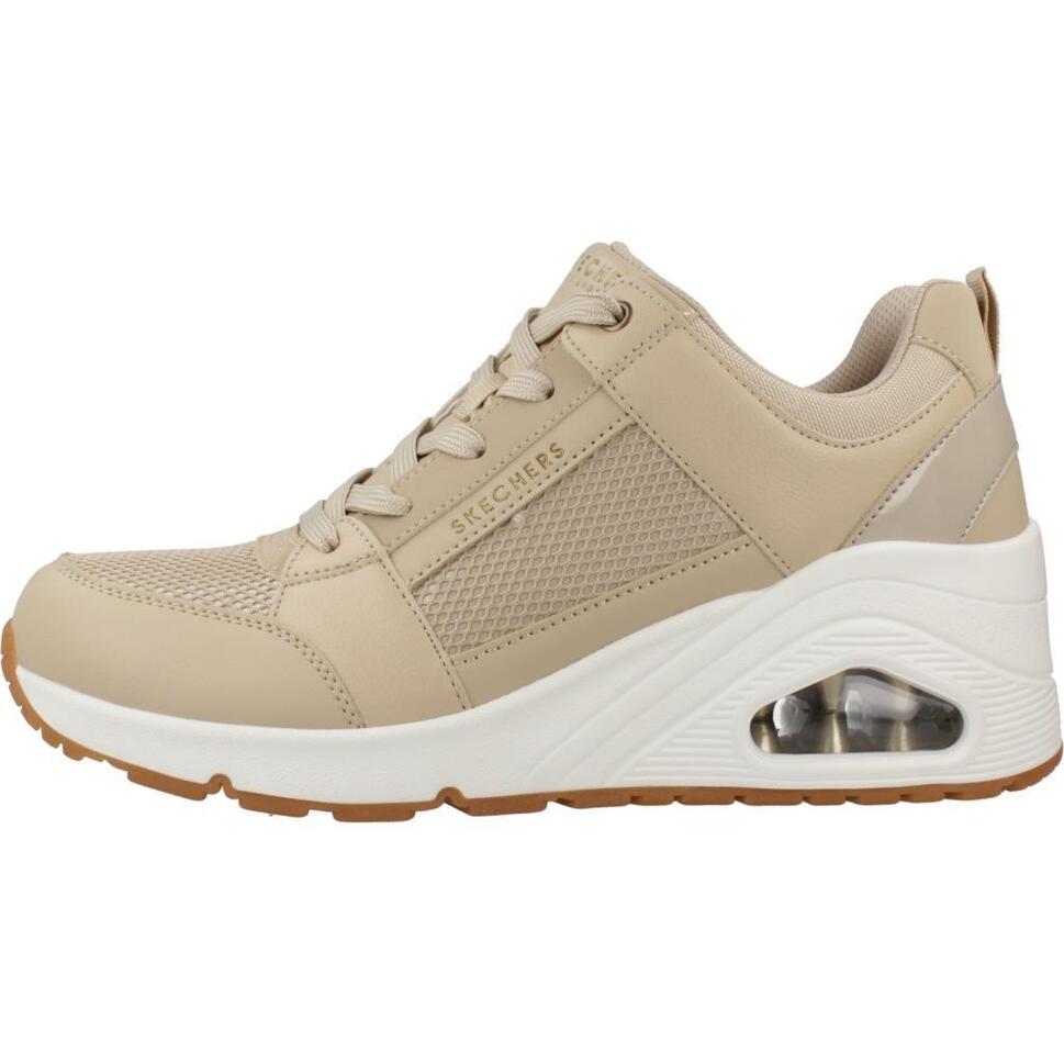 Buty SKECHERS UNO WEDGE - EVERYTHI Jasnobrązowy