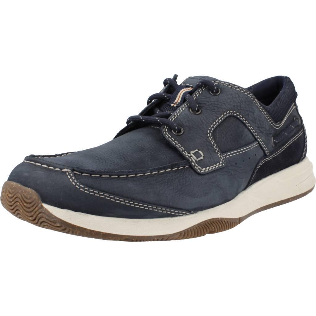 Chaussures pour hommes Clarks Sailview lacets Bleu