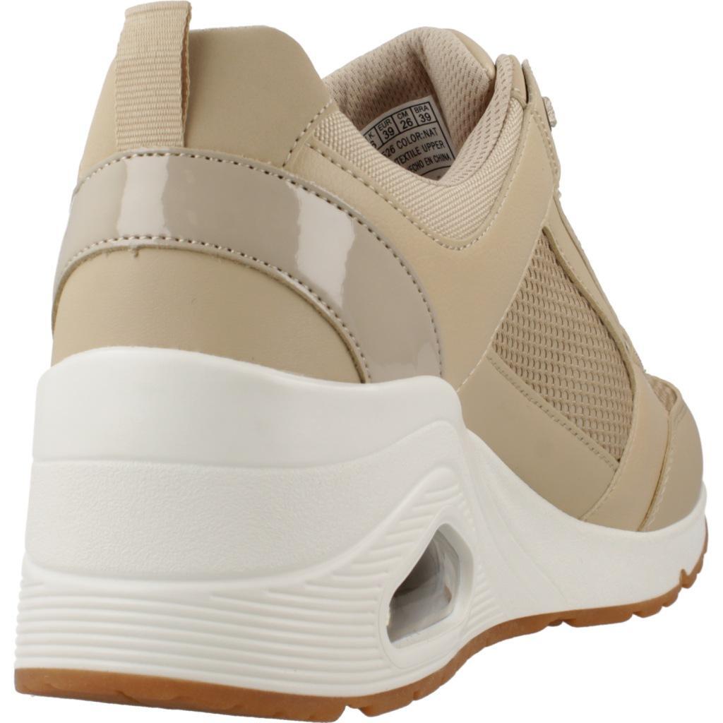 Baskets Skechers Modèle Uno Wedge - Everythi Couleur Brun Clair 3/5