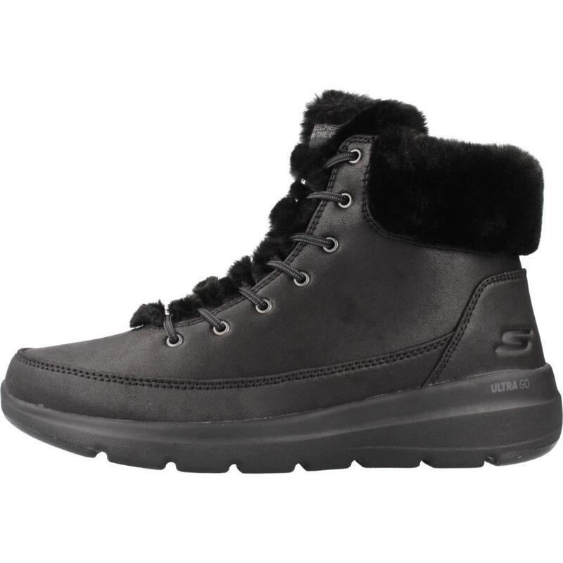 Ghete femei Skechers Glacial Ultra - Wonderland, Negru