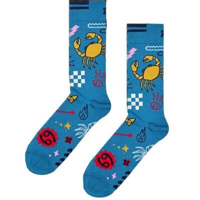 Sokken happy socks model cancer sock kleur blauw