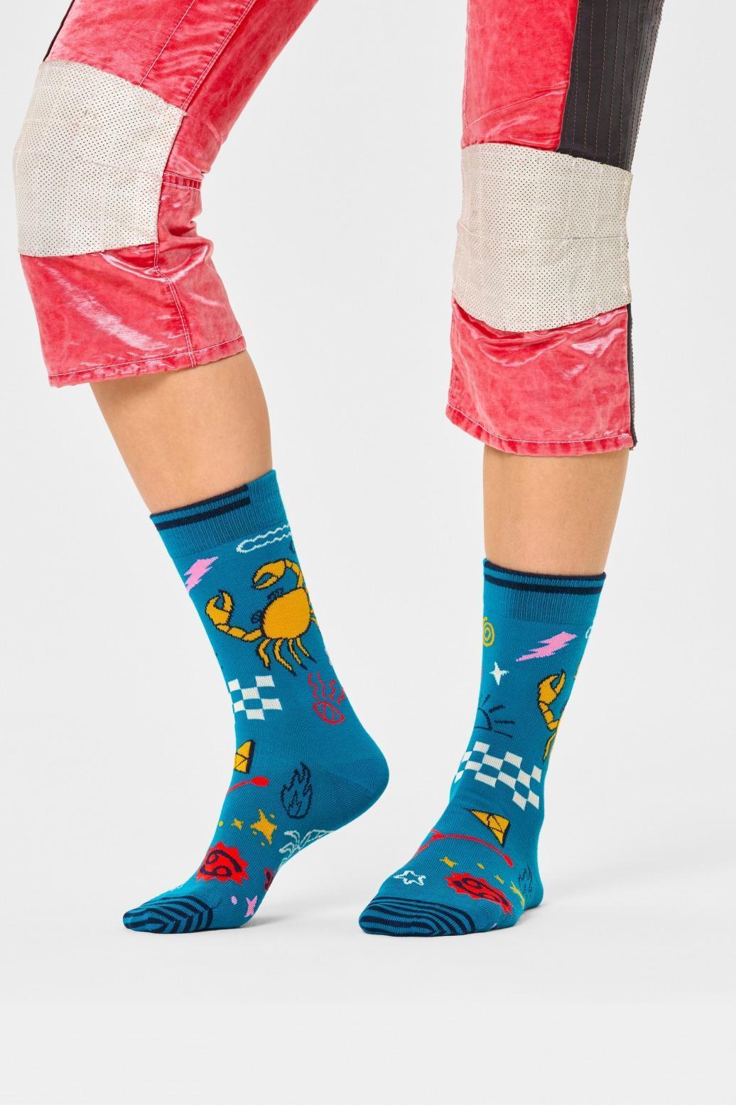 Chaussettes Happy Socks Modèle Cancer Sock Couleur Bleu 5/5