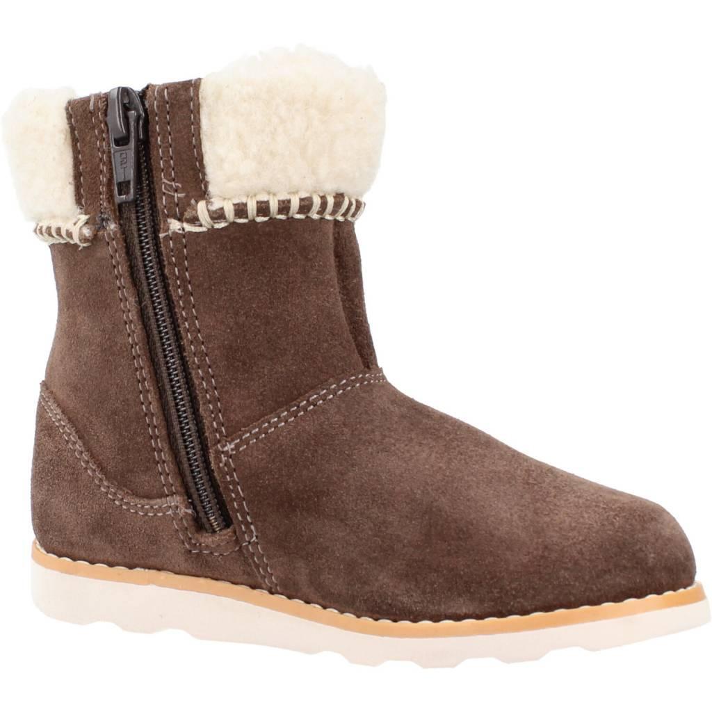 Botas Clarks Modelo Crown Loop T Cor Castanho 5/5
