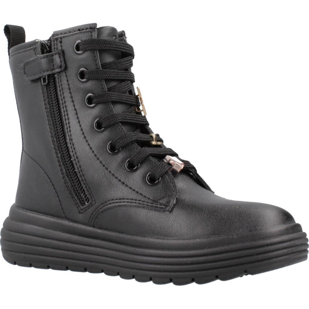 Synthetic leather ankle boots for girls Geox Phaolae 5/5