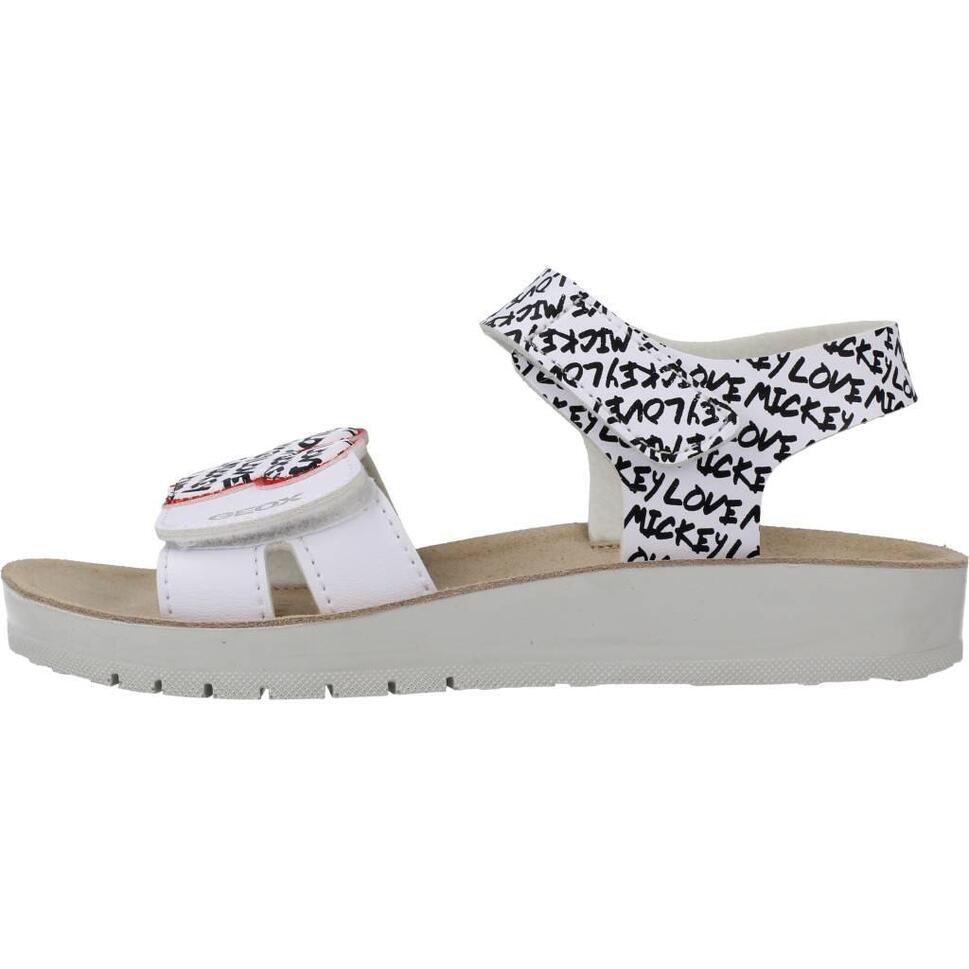 Sandały GEOX J SANDAL COSTAREI GI Biały