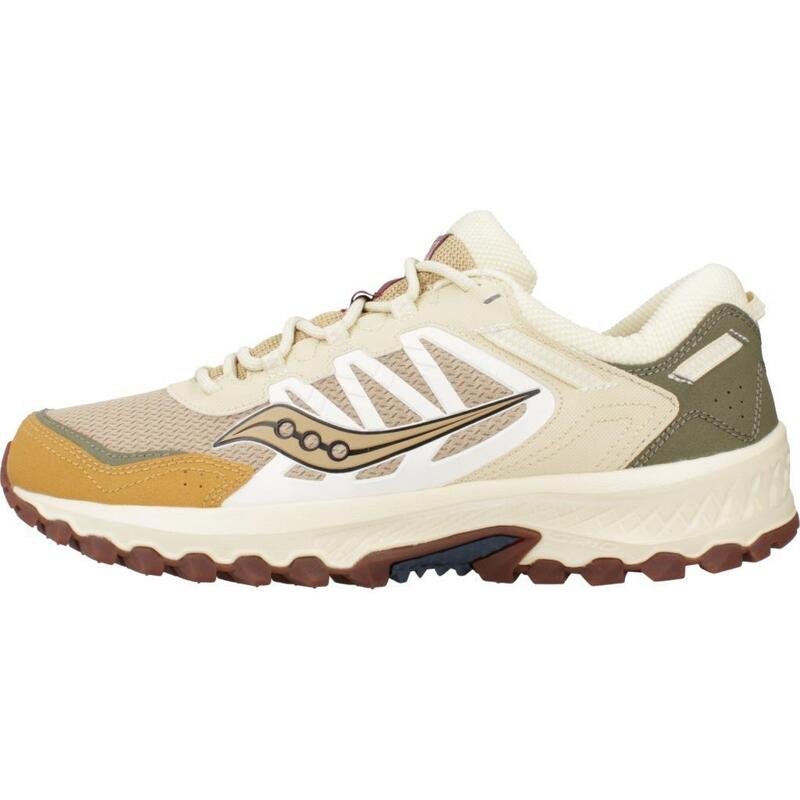 Baskets Saucony Modèle Grid Peak Couleur Brun Clair