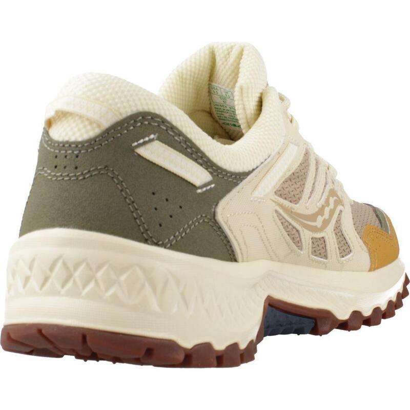 Baskets Saucony Modèle Grid Peak Couleur Brun Clair