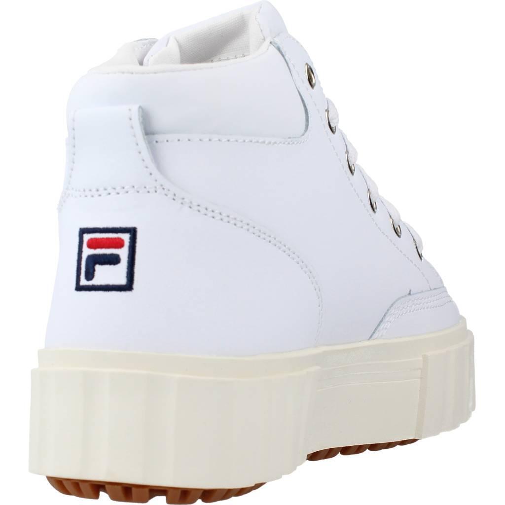 Baskets Fila Modèle Sandblast Mid Couleur Blanc 3/5