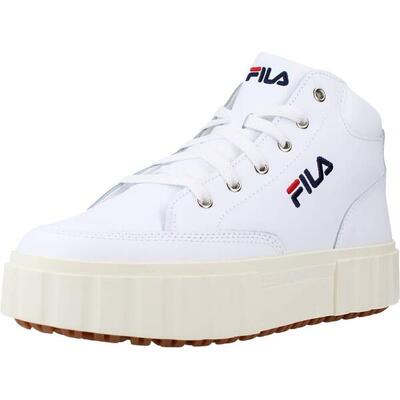 Sneakers fila model sandblast mid kleur wit
