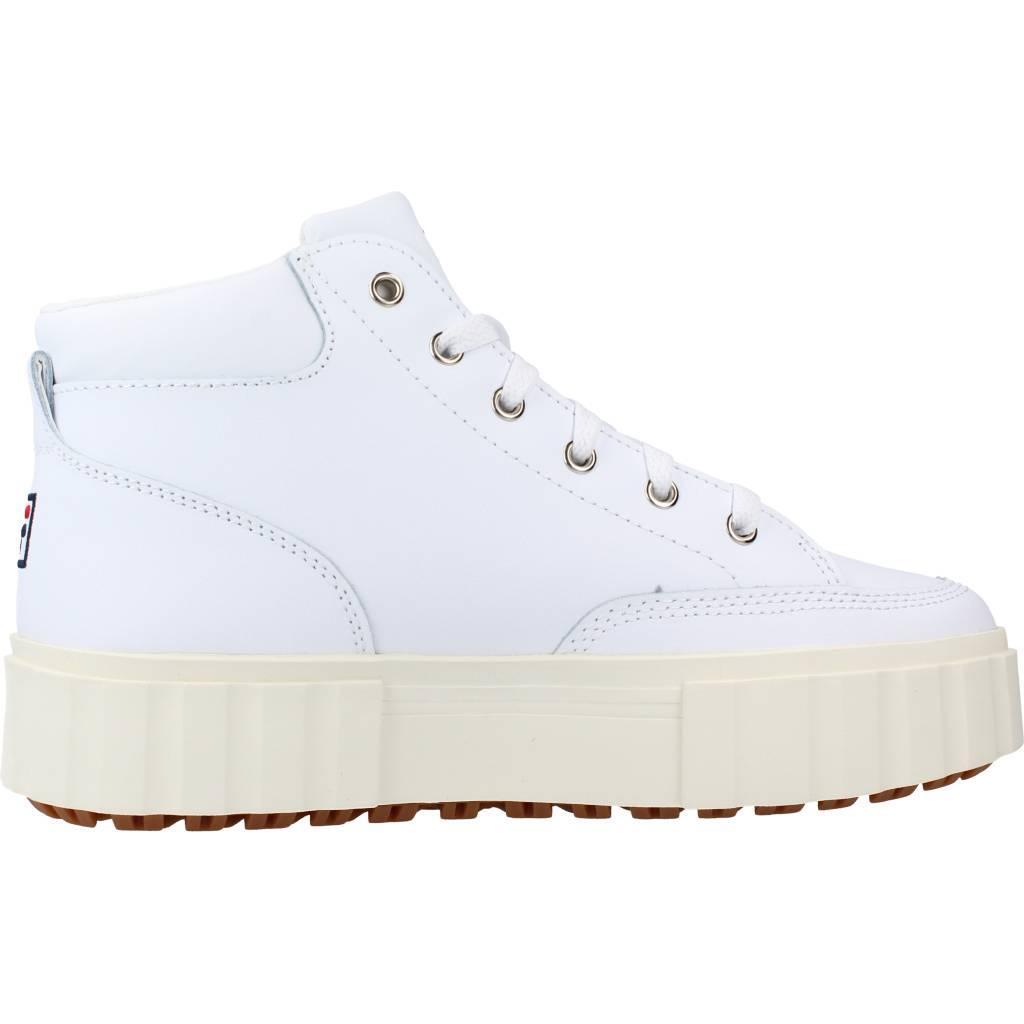 Baskets Fila Modèle Sandblast Mid Couleur Blanc 4/5