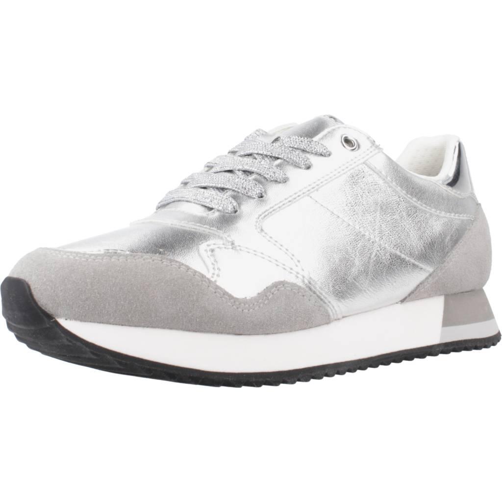 Geox - Baskets Geox Modèle D Doralea Couleur Argent - Chaussures De Sport - Gris - 36 - Decathlon