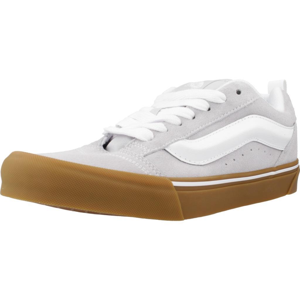 Vans - Baskets Vans Modèle Knu Skool Couleur Gris - Baskets - Blanc|gris - Decathlon