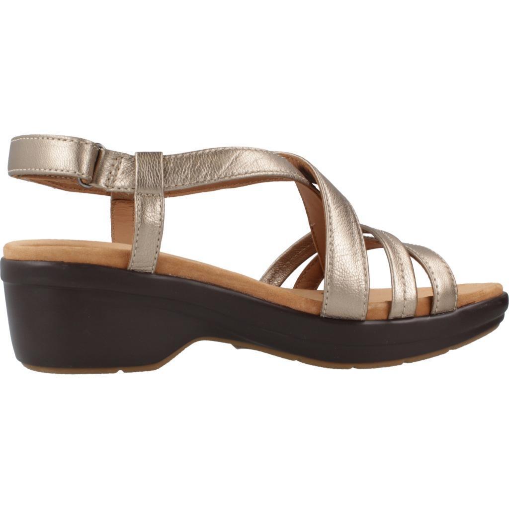 Clarks Modelo Tuleah May Cor Ouro 4/5