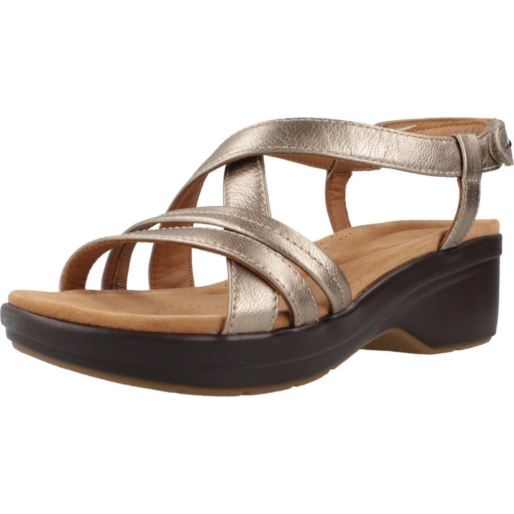Sandały CLARKS TULEAH MAY Złoty