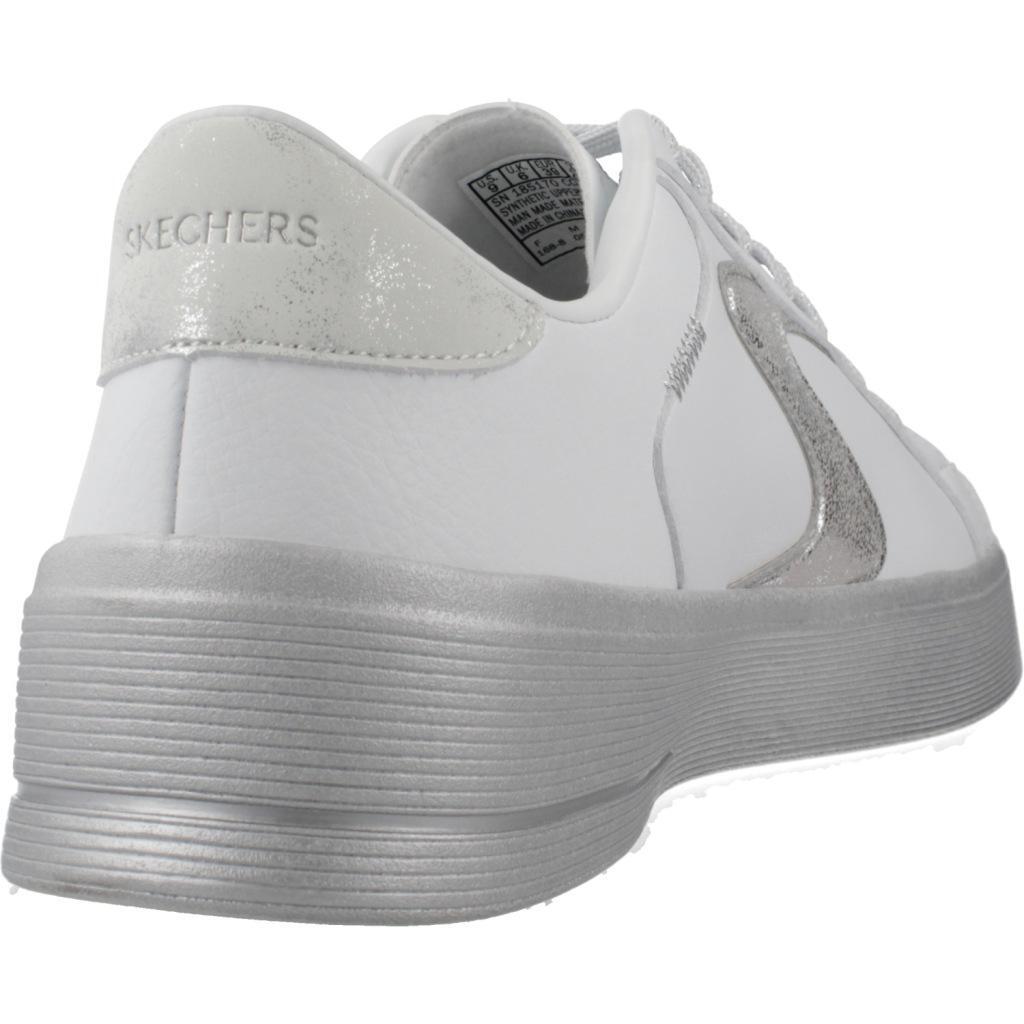 Baskets Skechers Modèle Hiland - Quite Chic Couleur Blanc 3/5