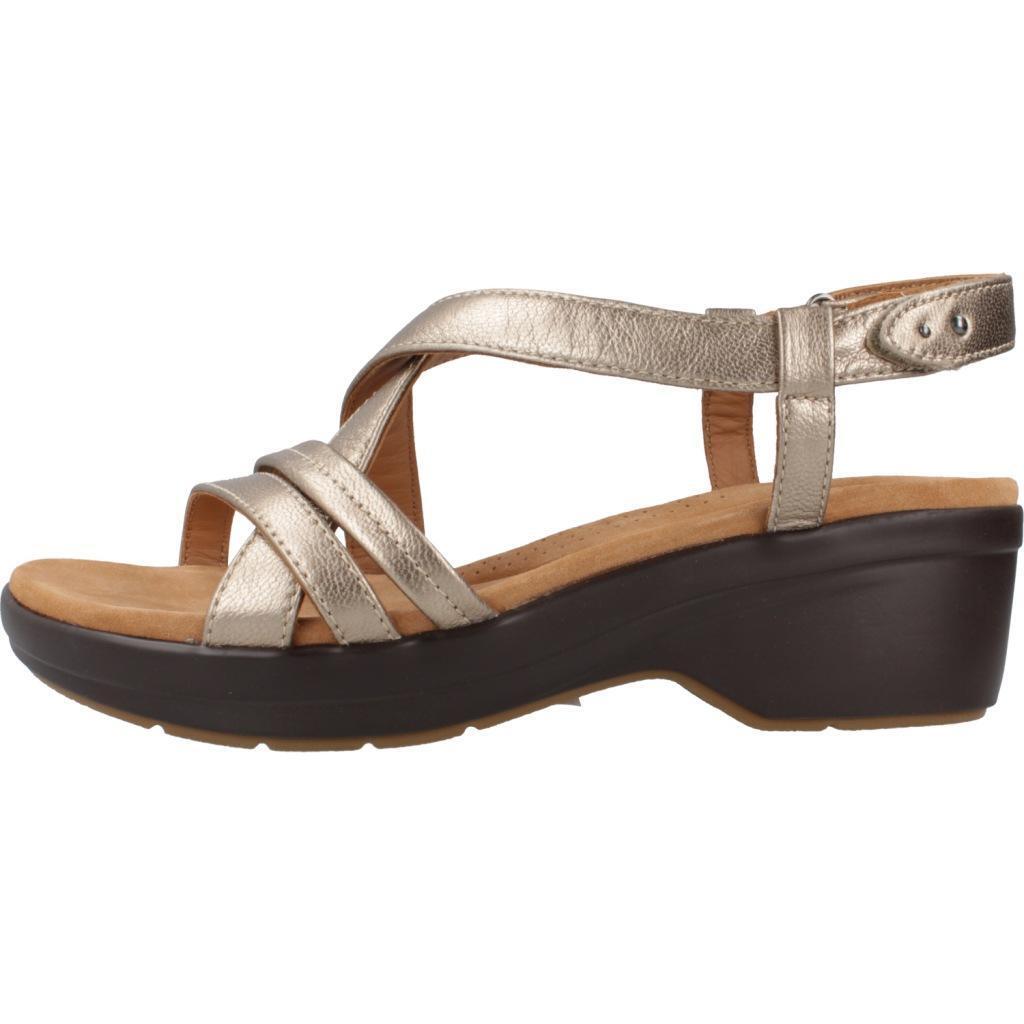 Clarks Modelo Tuleah May Cor Ouro 2/5