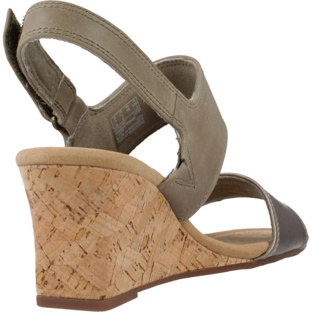 Sandales Clarks Modèle Kyarra Faye Couleur Vert 3/5