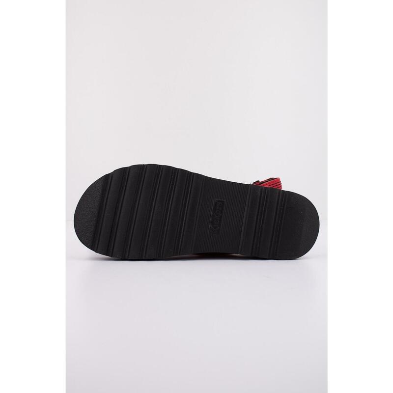 Sandales Kickers Modèle 860710 50 Couleur Rouge