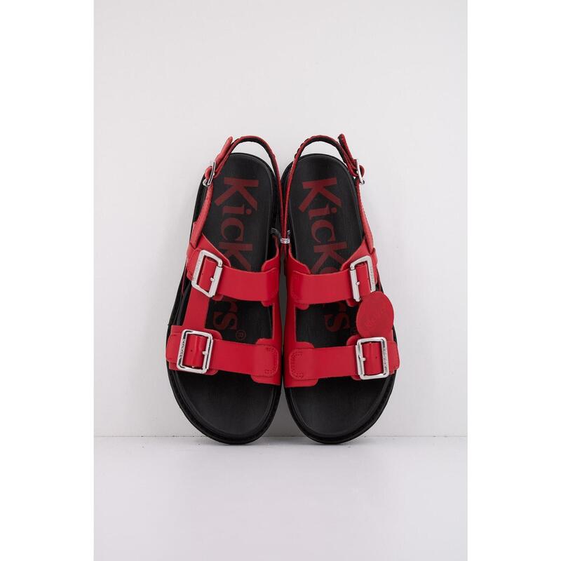 Sandales Kickers Modèle 860710 50 Couleur Rouge