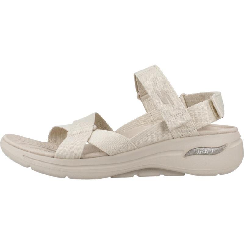 Sandale Skechers Model Go Walk Arch Fit Sandal Culoare Bej