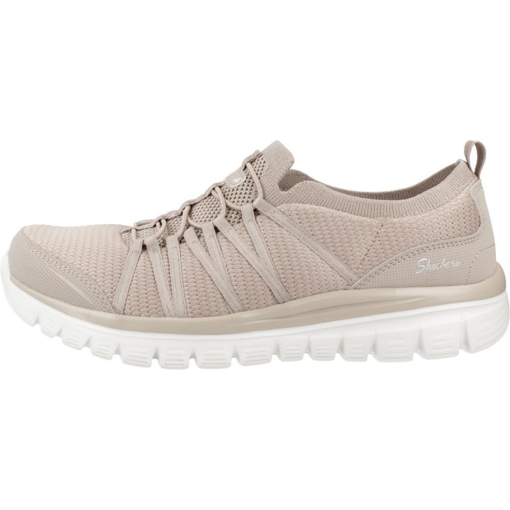 Baskets Skechers Modèle Graceful - Soft Soul Couleur Beige 2/5