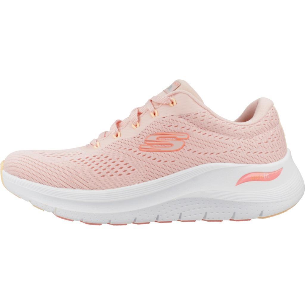 Baskets Skechers Modèle Arch Fit 2.0 Big League Couleur Rose 2/5