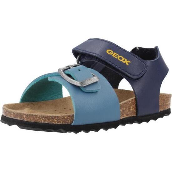 Sandales Geox Modèle B Sandal Chalki Boy Couleur Bleu