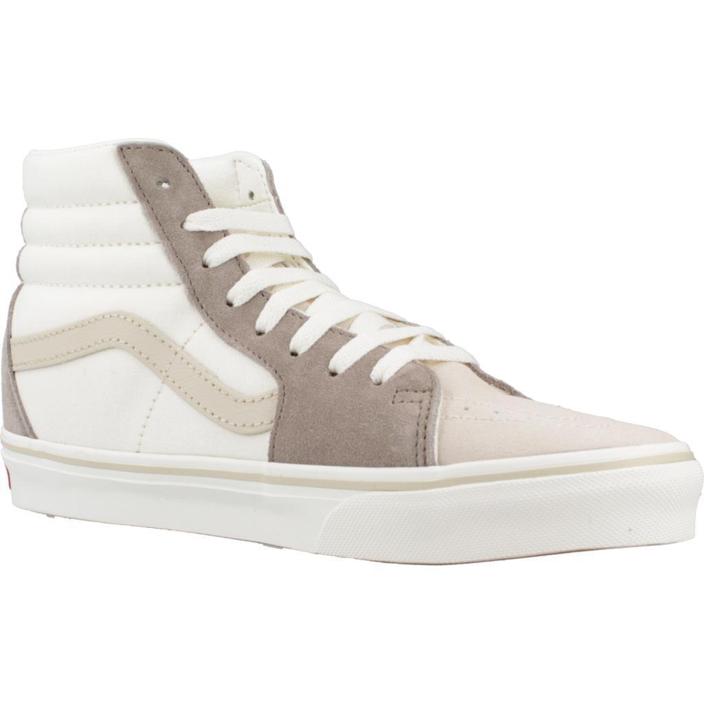 Baskets Vans Modèle Hi Multi Block Couleur Beige 5/5