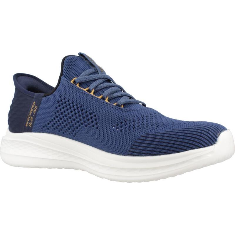 Pantofi Sport Skechers Model Slip-ins 210810s Slade Culoare Albastru