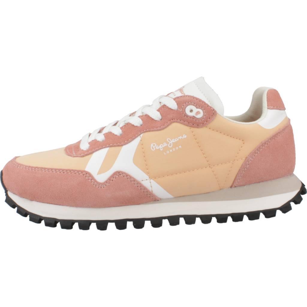 Sneakers Pepe Jeans Model Brit-on Print W Kleur Oranje 2/5