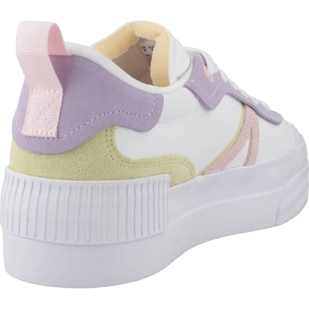 Baskets Lacoste Modèle Leather Couleur Blanc 3/5