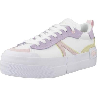 Scarpe Da Ginnastica Lacoste Modello Leather Colore Bianco