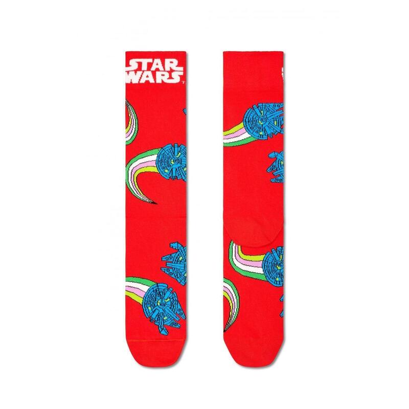 Ciorapi Happy Socks Model Star Wars Millennium Falcon Culoare Roşu