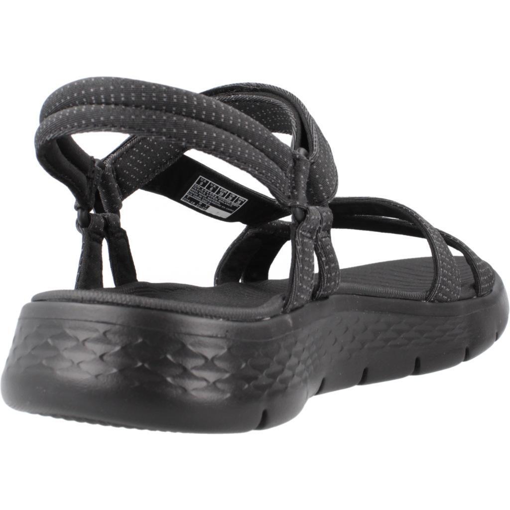 Sandali Bassi Donna Skechers  Nero 3/5