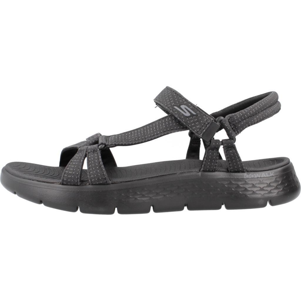 Sandali Bassi Donna Skechers  Nero 2/5