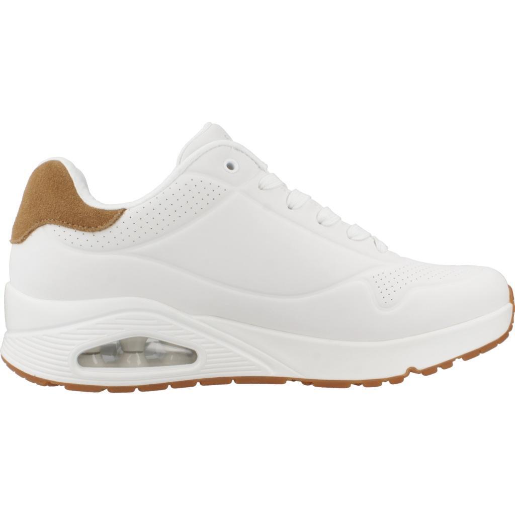 Baskets Skechers Uno - Suited On Air, Blanc, Hommes 4/5