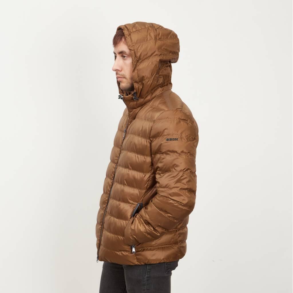 Veste Geox Modèle M Dennie Hood_jkt Couleur Marron 3/5
