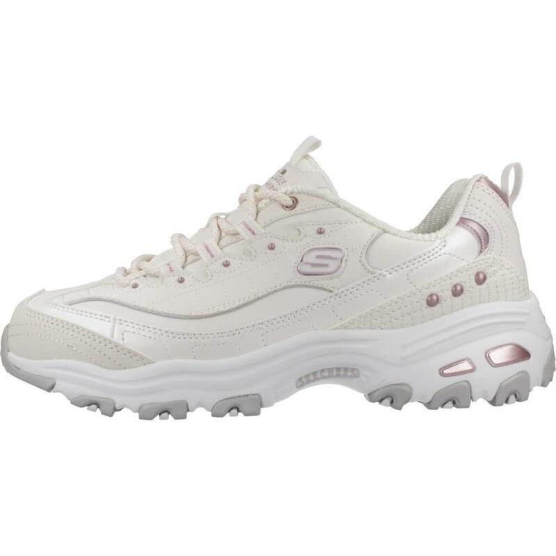 Pantofi Sport Skechers Model Dlites Culoare Bej